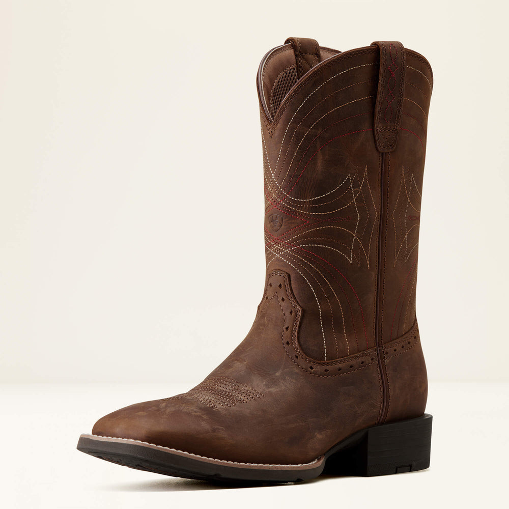 Sport Wide Square Toe Cowboy Boot-Ariat