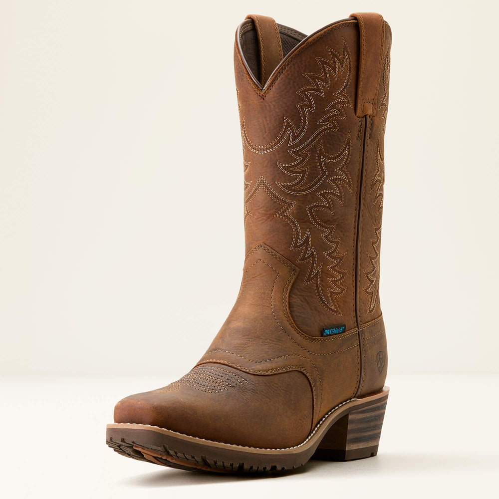 Hybrid Roughstock Square Toe Waterproof Cowboy Boot-Ariat