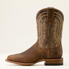 Rock Ridge Wide Square Toe Western Boot-Ariat