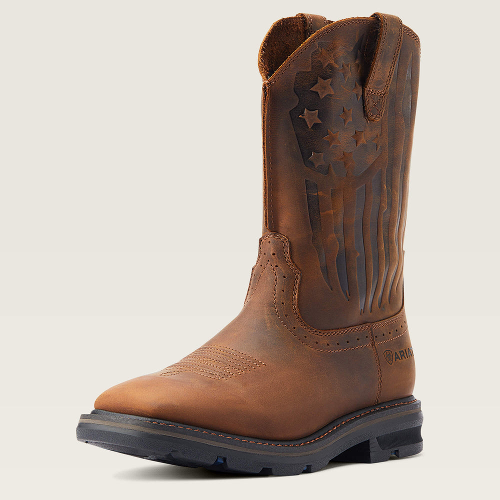 Sierra Shock Shield Patriot Work Boot-Ariat