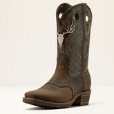 Hybrid Roughstock Antler Cowboy Boot-Ariat