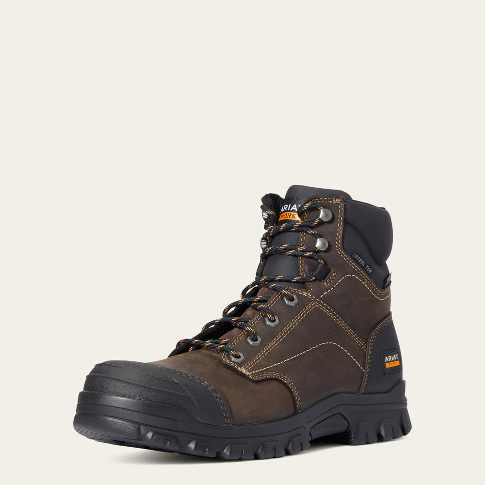 Treadfast 6" Waterproof Steel Toe Work Boot-Ariat