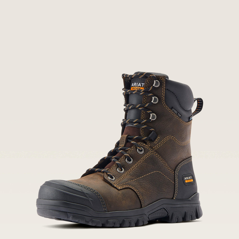Treadfast 8" Waterproof Steel Toe Work Boot-Ariat