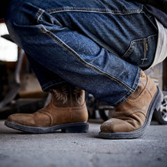 Sierra Wide Square Toe Steel Toe Work Boot-Ariat
