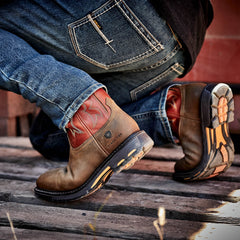WorkHog Wide Square Toe Steel Toe Work Boot-Ariat