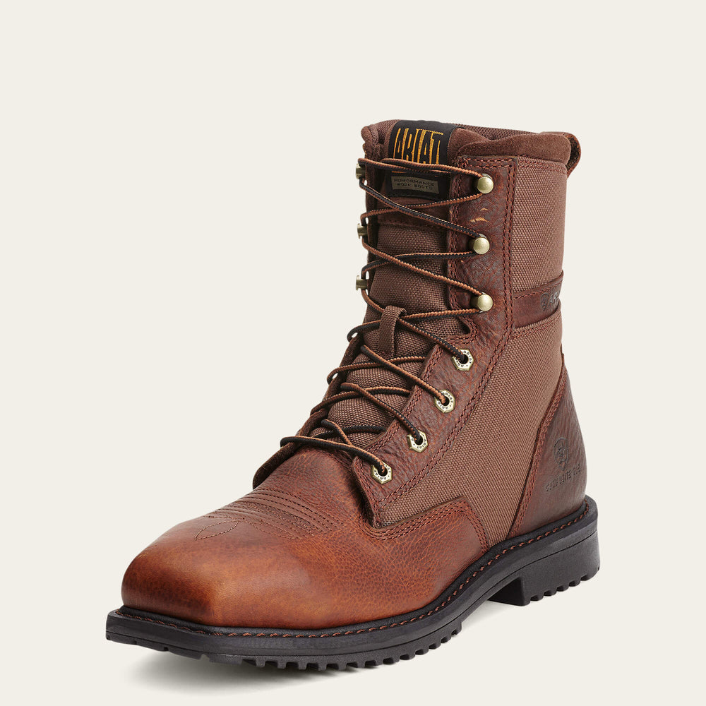 RigTek 8" Wide Square Toe Composite Toe Work Boot-Ariat