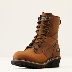 Logger Shock Shield Waterproof Work Boot-Ariat