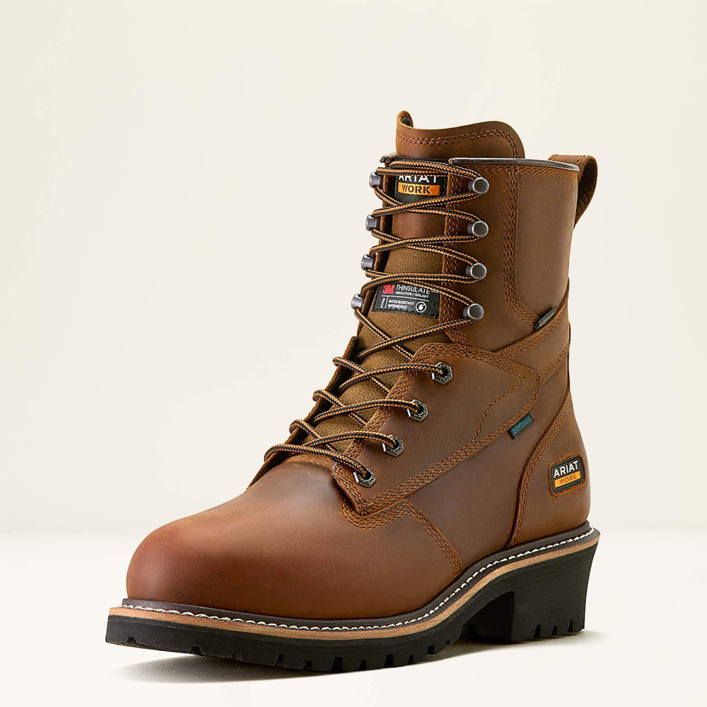 Logger Shock Shield Waterproof Insulated Work Boot-Ariat