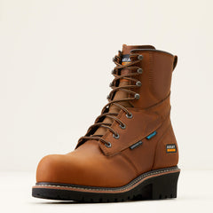 Logger Shock Shield Waterproof Composite Toe Work Boot-Ariat