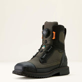 RigTEK Wildcat BOA 8" CSA Waterproof Wide Square Toe Composite Toe Work Boot-Ariat