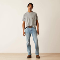 Rebar M4 Relaxed DuraStretch Basic Stackable Straight Leg Jean-Ariat