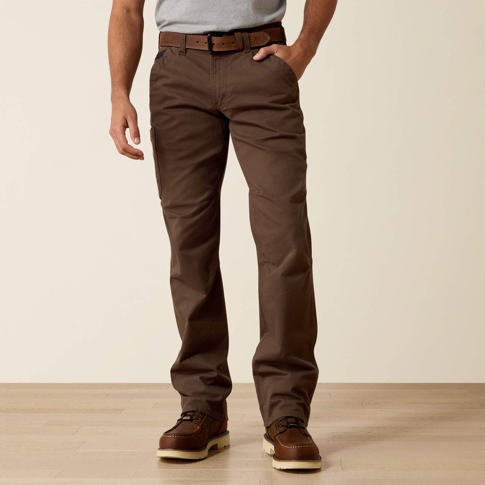 Rebar M5 Straight DuraStretch Washed Twill Dungaree Straight Leg Pant-Ariat