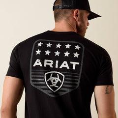 Ariat Stripe Patriotic Badge T-Shirt-Ariat
