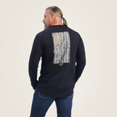 Rebar Workman Reflective Flag Graphic T-Shirt-Ariat