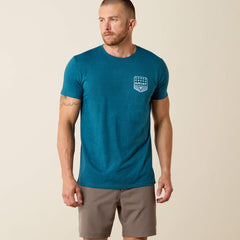 Ariat Stripe Patriotic Badge T-Shirt-Ariat