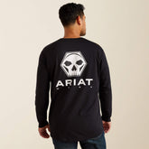 Rebar Workman Bolt Skull T-Shirt-Ariat