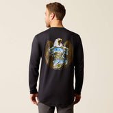 Rebar Workman Chrome Moto Eagle T-Shirt-Ariat
