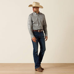 Team Logo Lightweight Twill Fitted Shirt-Ariat