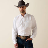 Wrinkle Free Solid Classic Fit Shirt-Ariat