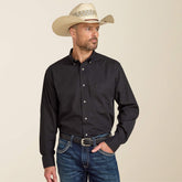 Wrinkle Free Solid Classic Fit Shirt-Ariat