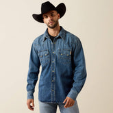 Sawtooth Denim Retro Fit Shirt-Ariat