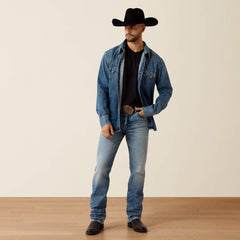 Sawtooth Denim Retro Fit Shirt-Ariat