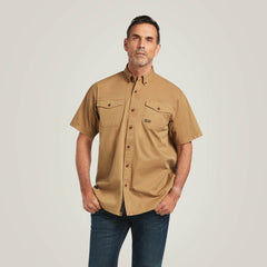 Rebar Washed Twill Work Shirt-Ariat