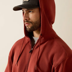 Rebar Lightweight Label Full Zip Hoodie-Ariat