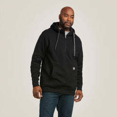 Rebar Workman 1/4 Zip Hoodie-Ariat