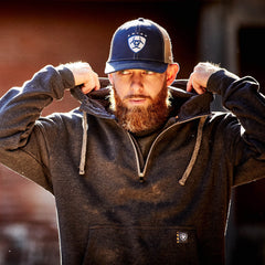 Rebar Workman 1/4 Zip Hoodie-Ariat