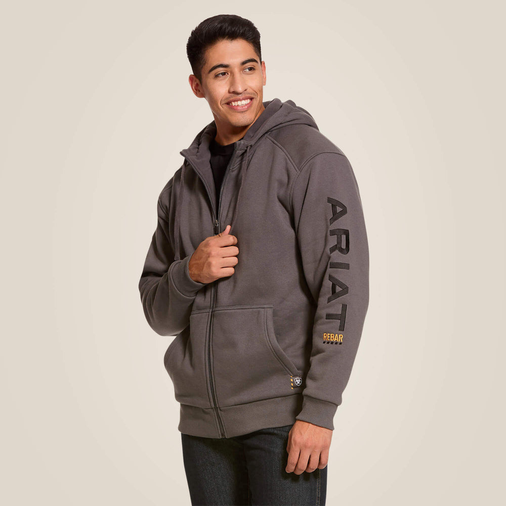 Rebar All-Weather Full Zip Hoodie-Ariat