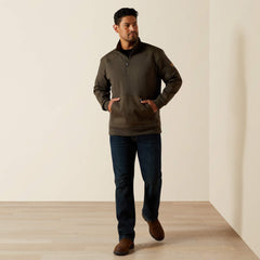 Rebar Workman Duracanvas 1/4 Zip Sweatshirt-Ariat