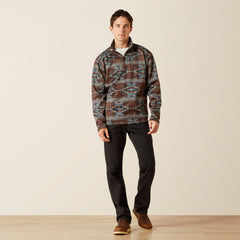 Caldwell Logo 1/4 Zip Sweater-Ariat