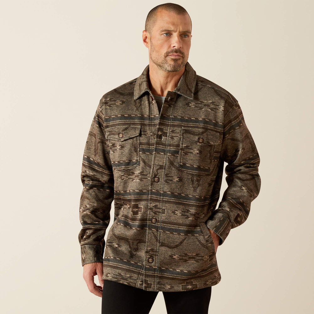Caldwell Printed Shirt Jacket-Ariat