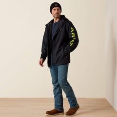 Rebar Stormshell Logo Waterproof Jacket-Ariat
