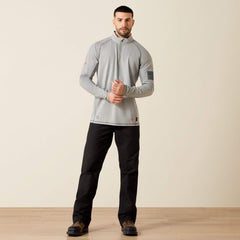 FR Combat Stretch Patriot 1/4 Zip Work Shirt-Ariat