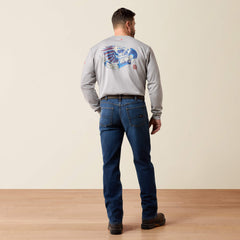FR M5 Straight Lightweight DuraStretch Straight Leg Jeans-Ariat
