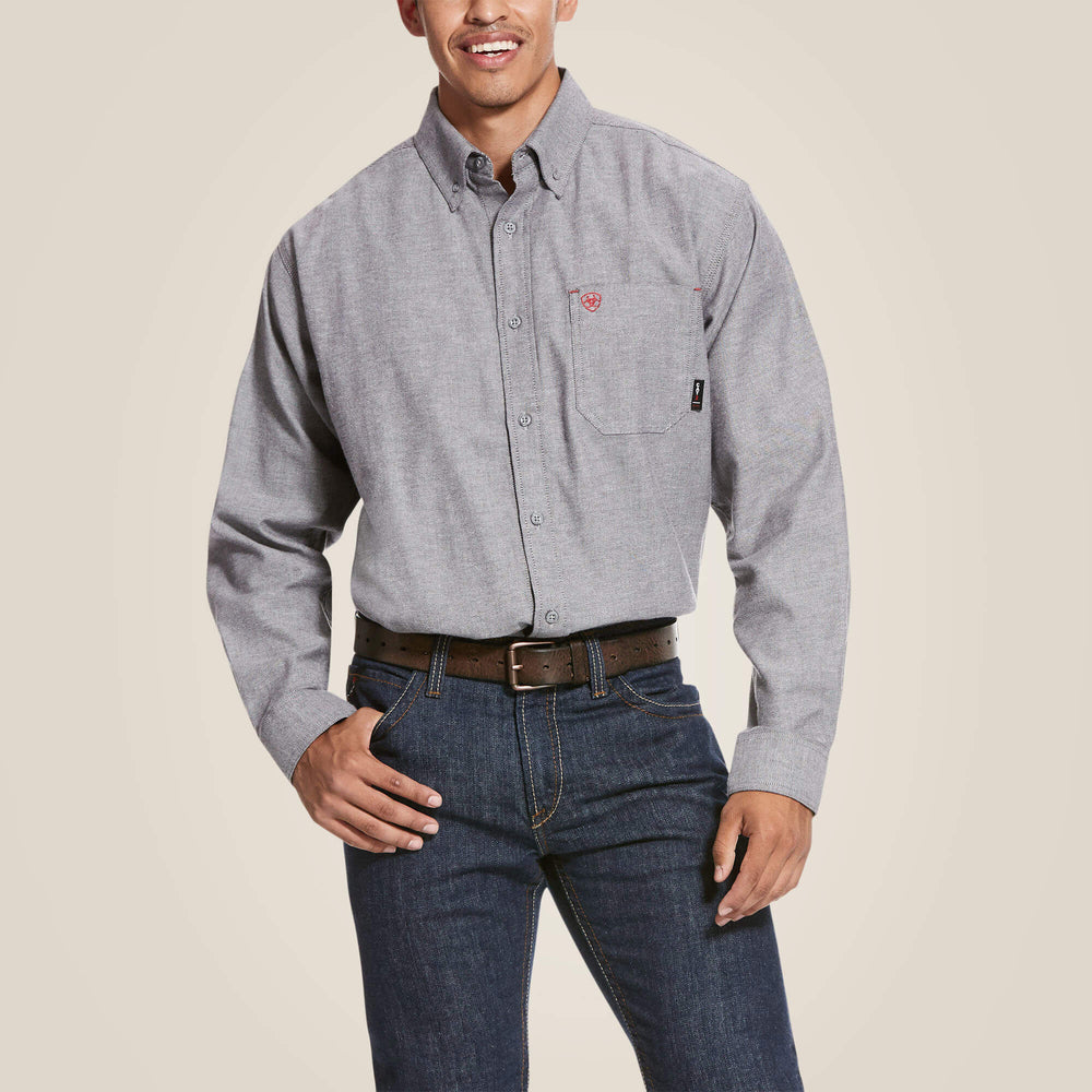 FR Solid Twill DuraStretch Work Shirt-Ariat