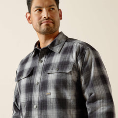 Rebar Flannel Insulated Shirt Jacket-Ariat