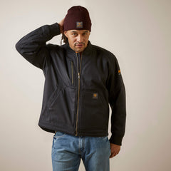 Rebar Stretch Canvas Bomber Jacket-Ariat