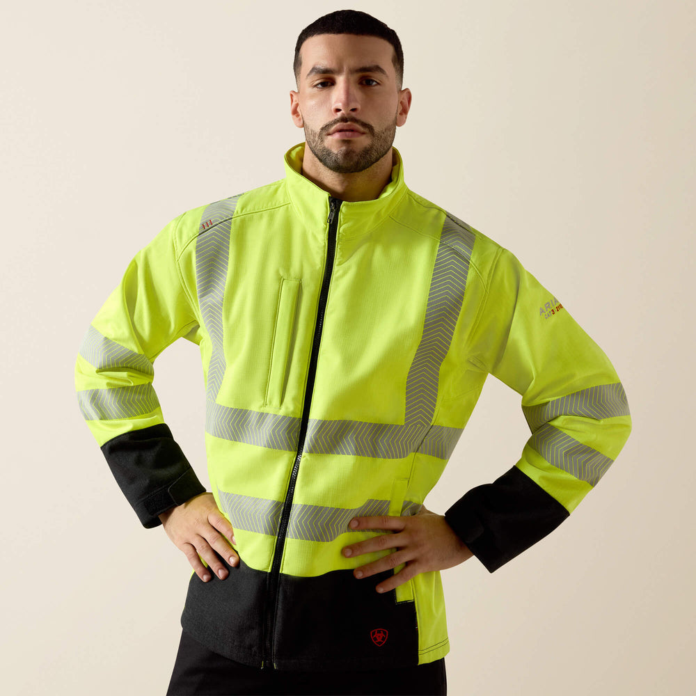 FR Vernon Hi-Vis Softshell Jacket-Ariat