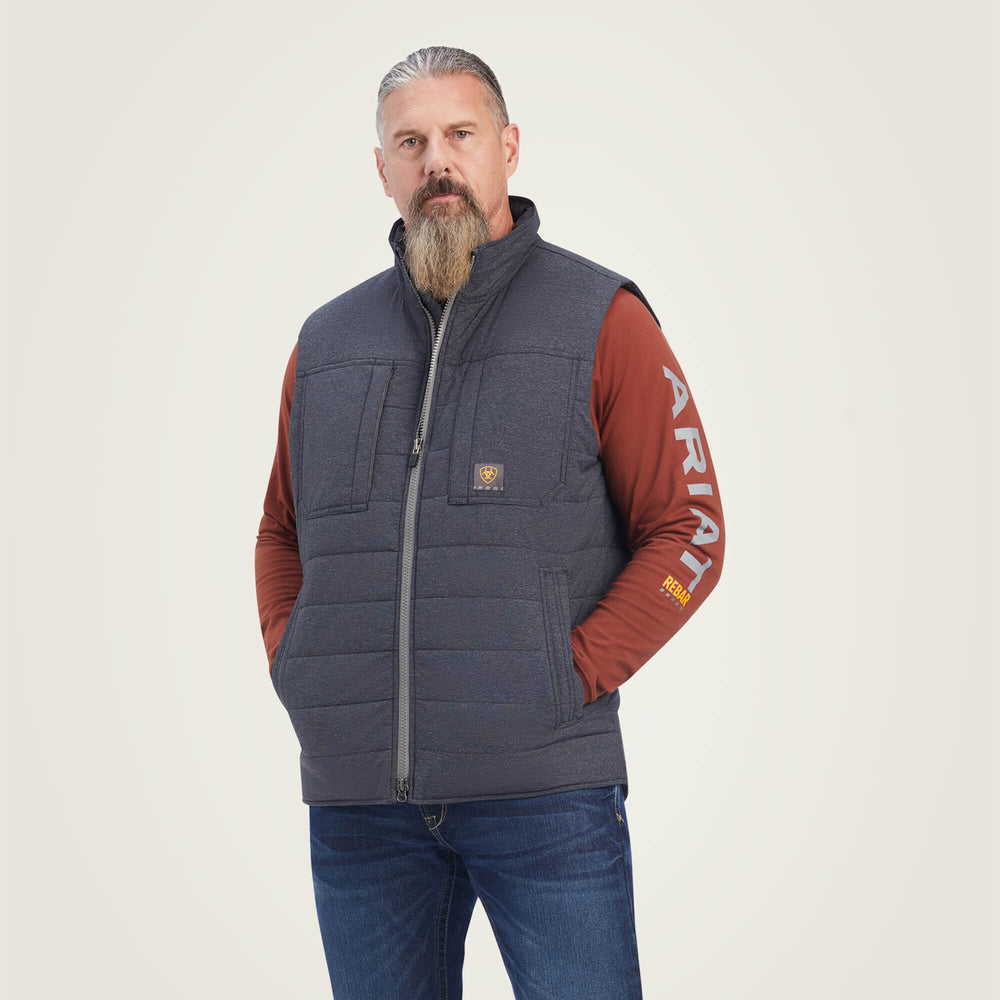 Rebar Valiant Ripstop Insulated Vest-Ariat
