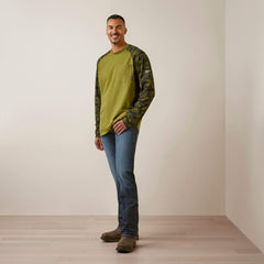 FR AC Stretch Camo Baseball T-Shirt-Ariat
