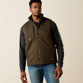 Rebar Washed DuraCanvas Insulated Vest-Ariat