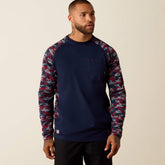 FR AC Stretch Camo Baseball T-Shirt-Ariat