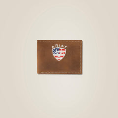 Flag Shield Bifold Wallet-Ariat