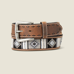 Woven Geo Inlay Belt-Ariat