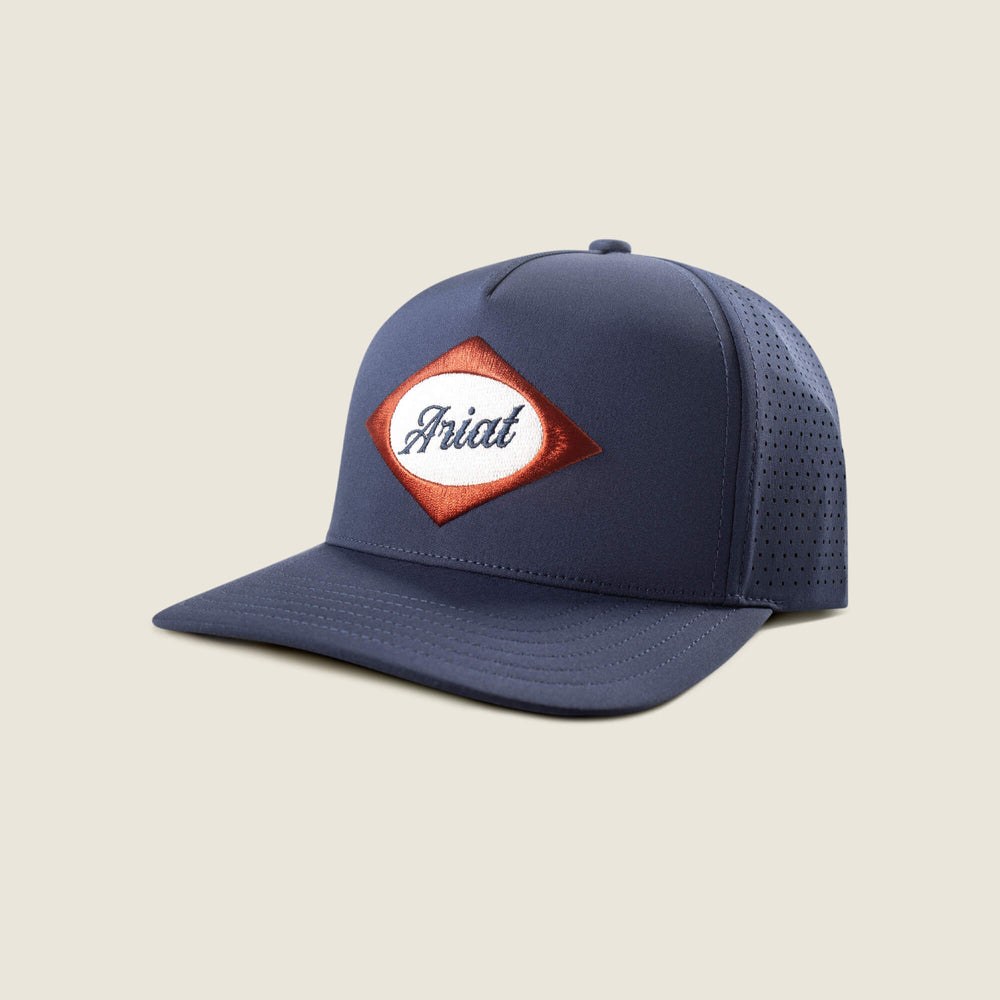 Diamond Embroidered Patch Cap-Ariat