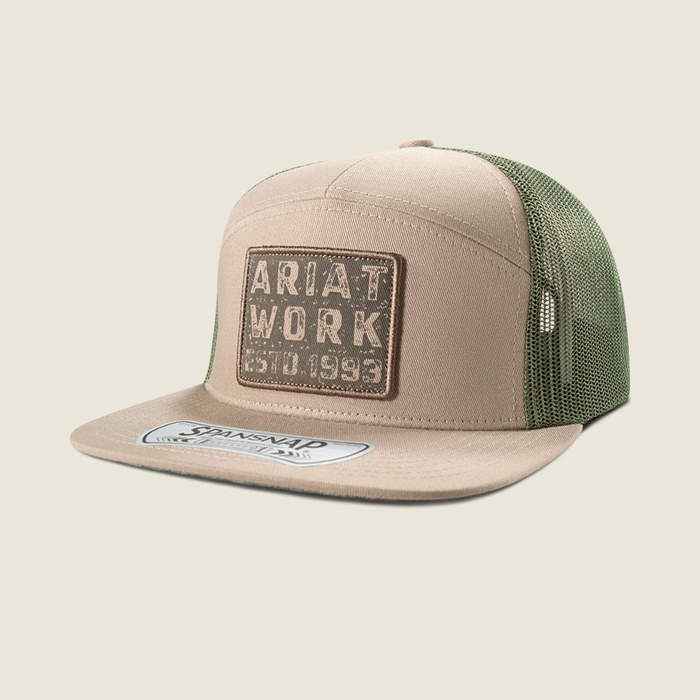 Ariat Work Brickyard Patch Snapback Cap-Ariat