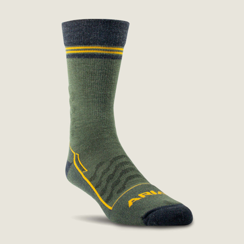 Technical Merino Wool Blend Steel Toe Work Sock-Ariat